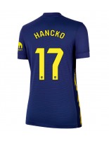 Atletico Madrid David Hancko #17 Bortedrakt Dame 2025-26 Korte ermer